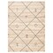 Chaudhary Living 7.75' x 10' Geometric Rectangular Area Throw Rug - Off White and Blue